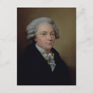 Cartão Postal Retrato de Wolfgang Amadeus Mozart