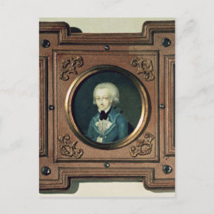 Cartão Postal Retrato de Wolfgang Amadeus Mozart, 1773