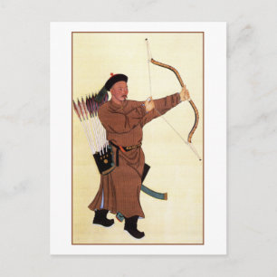 Cartão Postal Retrato de Wu Fu