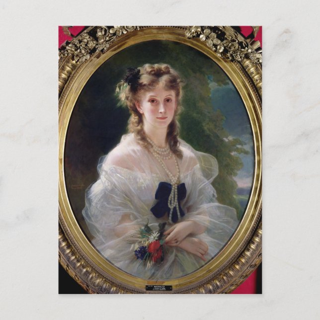 Cartão Postal Retrato do condessa de Sophie Troubetskoy de (Frente)