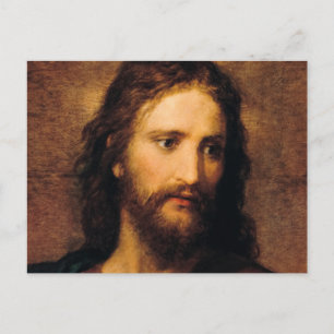Cartão Postal Retrato do Cristo por Heinrich Hofmann
