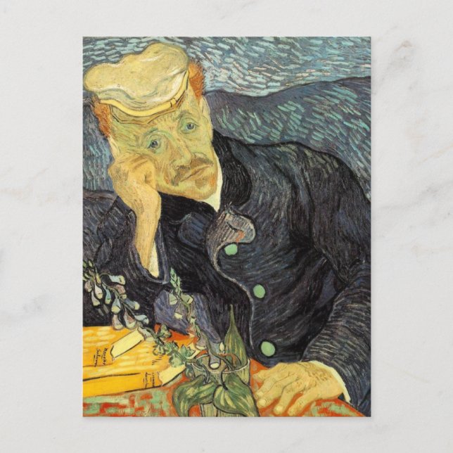 Cartão Postal Retrato do Dr. Gachet (Frente)