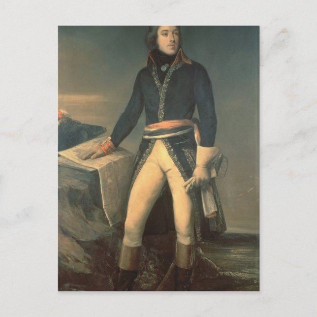 Cartão Postal Retrato do General Louis-Lazare Hoche (Frente)