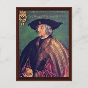 Cartão Postal Retrato Do Imperador Maximilian I Por Albrecht Dü