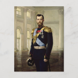Cartão Postal Retrato do Imperador Nicholas II, 1900