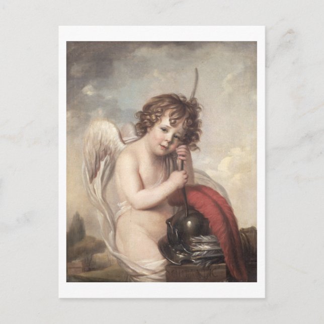 Cartão Postal Retrato do Mestre Oswald Fawcett como Cupido (óleo (Frente)