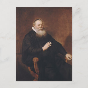 Cartão Postal Retrato do Pastor Eleazer Swalmius, 1637-42