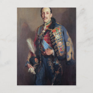 Cartão Postal Retrato do Rei Alfonso XIII da Espanha, 1927