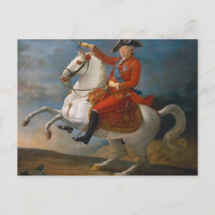 Cartão Postal Retrato Equestre de Luís XVI 1791