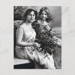 Cartão Postal Retrato eterno de Mãe e Filha