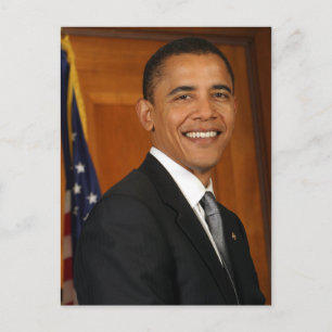 Cartão Postal Retrato Oficial de Barack Obama