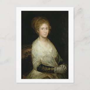 Cartão Postal Retrato pensava ser esposa de Josepha Bayeu (d.181