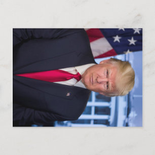 Cartão Postal Retrato Presidencial Oficial de Donald Trump