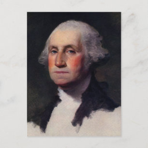 Cartão Postal Retrato vintage do presidente George Washington