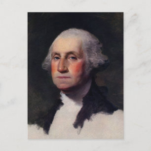 Cartão Postal Retrato vintage do presidente George Washington