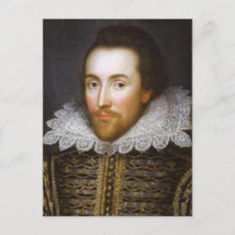 Cartão Postal Retrato vitalício de Shakespeare