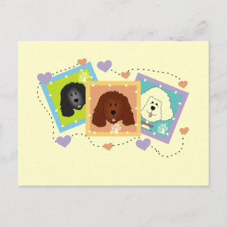 Cartão Postal Retratos de Cachorro Camisetas e presentes