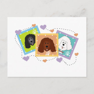 Cartão Postal Retratos de Cachorro Camisetas e presentes
