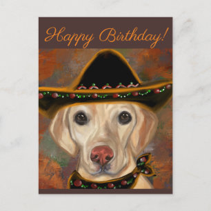 Cartão Postal Retriever Labrador   