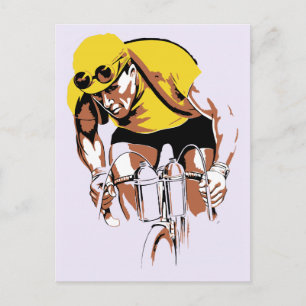 Cartão Postal Retro-art, campeão de ciclismo