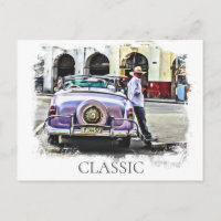 *~* Retro Clássico Antigo Carro Antigo Homem Encos