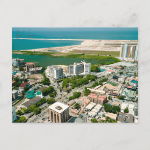 Cartão Postal Retro da cidade de viagens vintage Lagos na Nigéri