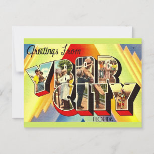 Cartão postal retro da Ybor City