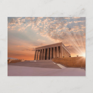 Cartão Postal Retro de férias da cidade viagens vintage de Ancar