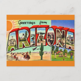 Cartão Postal Retro do Arizona