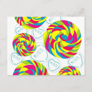 Cartão Postal retro doces