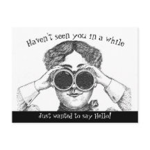 Retro Engraçado Queria Dizer Olá