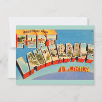 Retro Ft Lauderdale Flórida