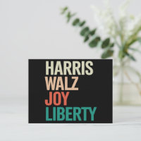 Retro Harris Valsa 2024 Harris Walz Alegria Liberd
