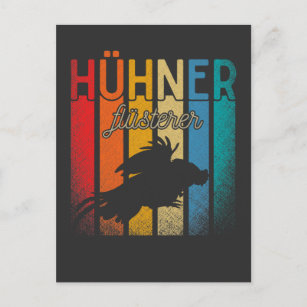 Cartão Postal Retro Henne Hühner Flüsterer Geflügelzüchter Huhn