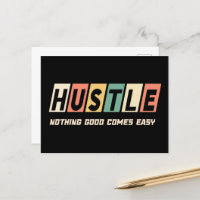 Retro Hustle Nada de bom vem fácil