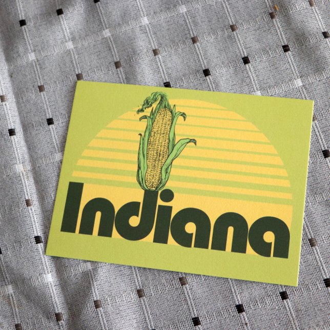 Cartão Postal Retro Indiana (Criador carregado)