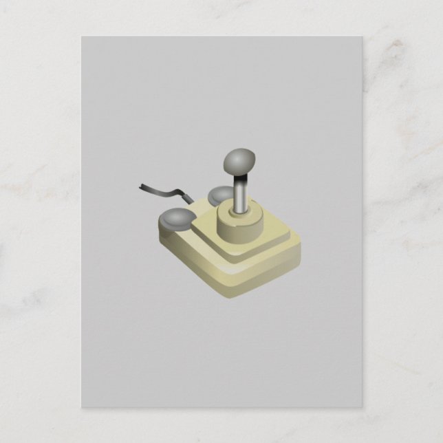 Cartão Postal Retro Joysticks (Frente)