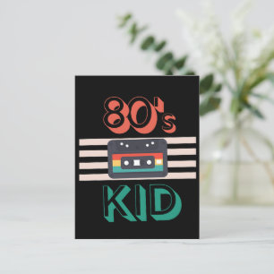 CARTÃO POSTAL RETRO KID - LOVERS DE CASSETTE