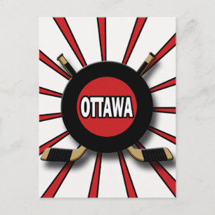 CARTÃO POSTAL RETRO OTTAWA HOCKEY
