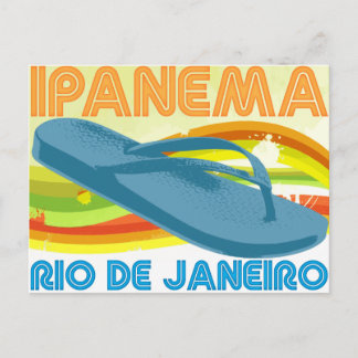 Cartão Postal Retro Rio Ipanema