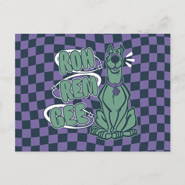 Cartão Postal Retro Scooby "Nossa!" (Frente)