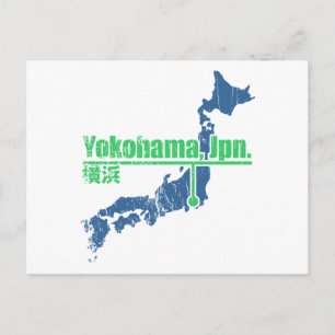 Cartão Postal Retro Yokohama