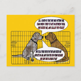 Cartão Postal Retrocedeu o cão