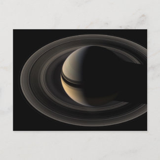 Cartão Postal Retroiluminação_Saturno_de_Cassini_Orbiter_2007_Ma