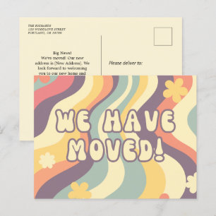 Cartão Postal Retrospectiva, Mudámos Novo Anúncio De Movimentaçã