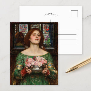 Cartão Postal Reunir Ye Rosebuds   John William Waterhouse