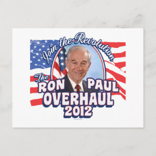 Cartão Postal Revisão de Ron Paul 2012
