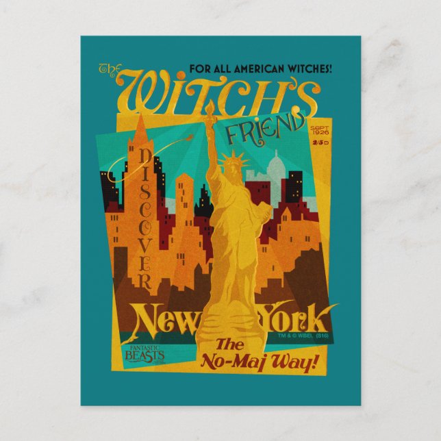 Cartão Postal Revista Amigo da Bruxa em setembro (Frente)