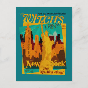 Cartão Postal Revista Amigo da Bruxa em setembro