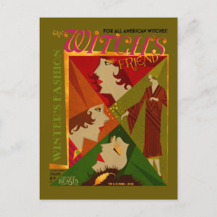 Cartão Postal Revista de novembro Amigo da Bruxa